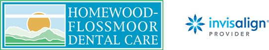 Homewood-Flossmoor Dental and Invisalign logos