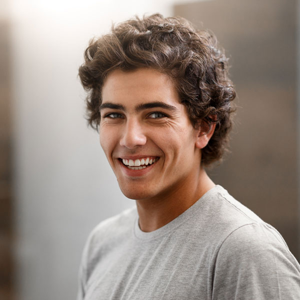 smiling young man