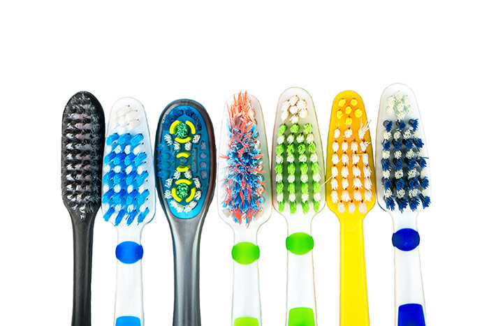 Assortment of toothbrushes
